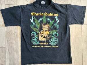 Vintage 90s Maria Sabina Mujer Mexican Shaman Psychedelic Mushroom T-Shirt